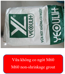 Vữa không co ngót M60 - Yeou Lih Silica Sand - Công Ty TNHH Yeou Lih Silica Sand Việt Nam